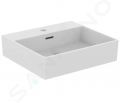 Ideal Standard Extra Umvadlo, 50x45 cm, s prepadom, otvor na batriu, biela