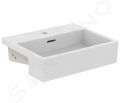 Ideal Standard Extra Umvadlo polozpustn, 50x42 cm, s prepadom, otvor na batriu, biela