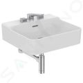 Ideal Standard Conca Ceram Umvadlo, 50x45 cm, s prepadom, 3 otvory na batriu, biela