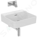 Ideal Standard Conca Ceram Umvadlo, 50x45 cm, s prepadom, bez otvoru na batriu, biela