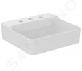 Ideal Standard Conca Ceram Umvadlo, 50x45 cm, bez prepadu, 3 otvory na batriu, biela