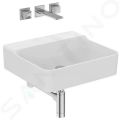 Ideal Standard Conca Ceram Umvadlo, 50x45 cm, bez prepadu, bez otvoru na batriu, biela