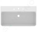 Ideal Standard Conca Ceram Umvadlo, 80x45 cm, s prepadom, 3 otvory na batriu, biela