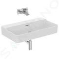 Ideal Standard Conca Ceram Umvadlo, 80x45 cm, s prepadom, bez otvoru na batriu, biela