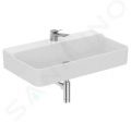 Ideal Standard Conca Ceram Umvadlo, 80x45 cm, bez prepadu, otvor na batriu, biela