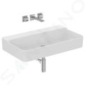Ideal Standard Conca Ceram Umvadlo, 80x45 cm, bez prepadu, bez otvoru na batriu, biela