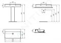 Ideal Standard Conca Ceram Umvadlo, 80x45 cm, bez prepadu, bez otvoru na batriu, biela