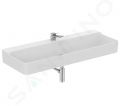 Ideal Standard Conca Ceram Umvadlo, 120x45 cm, bez prepadu, otvor na batriu, biela