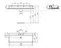 Ideal Standard Conca Ceram Umvadlo, 120x45 cm, bez prepadu, 3 otvory na batriu, biela