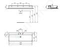 Ideal Standard Conca Ceram Umvadlo, 1200x450 mm, bez prepadu, 3 otvory na batriu, biela