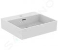Ideal Standard Extra Umvadlo na dosku, 50x45 cm, s prepadom, otvor na batriu, biela