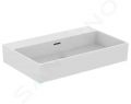 Ideal Standard Extra Umvadlo, 70x45 cm, s prepadom, bez otvoru na batriu, biela