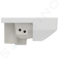 Ideal Standard i.Life S Umvadlo polozpustn, 50x36 cm, s prepadom, otvor na batriu vpravo, biela