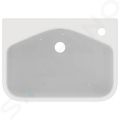 Ideal Standard i.Life S Umvadlo polozpustn, 50x36 cm, s prepadom, otvor na batriu vpravo, biela