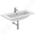 Ideal Standard i.Life S Umvadlo nbytkov, 81x39x18 cm, s prepadom, otvor na batriu, biela