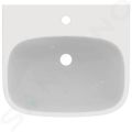 Ideal Standard i.Life A Umvadlo, 50x44 cm, s prepadom, otvor na batriu, biela