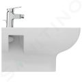 Ideal Standard i.Life A Zvesn bidet, 355x540 mm, s prepadom, otvor na batriu, biela