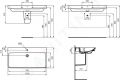 Ideal Standard i.Life B Umvadlo 102x54 cm, s prepadom, s otvorom na batriu, biela