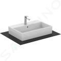 Ideal Standard i.Life B Umvadlo na dosku 61x42 cm, s prepadom, s otvorom na batriu, biela