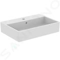 Ideal Standard i.Life B Umvadlo na dosku 61x42 cm, s prepadom, s otvorom na batriu, biela