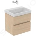 Ideal Standard i.Life B Umvadlo 60x48 cm, s prepadom, bez otvoru na batriu, biela