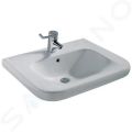 Ideal Standard Contour 21 Umvadlo bezbarirov, 65x56 cm, 1 otvor na batriu, biela