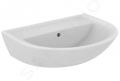 Ideal Standard Eurovit Umvadlo, 60x47 cm, s prepadom, bez otvoru na batriu, biela