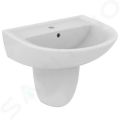 Ideal Standard Eurovit Umvadlo, 55x46 cm, s prepadom, otvor na batriu, biela