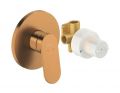 Duravit Wave Sprchov� bat�ria pod omietku, s telesom, kefovan� bronz