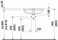 Duravit D-CODE 56 x 40 cm