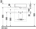 Duravit VERO  50 x 47 cm