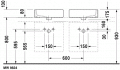 Duravit VERO  50 x 47 cm