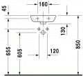 Duravit D-CODE 36 x 27 cm