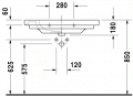 Duravit D-CODE 85 x 48 cm