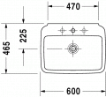 Duravit PURAVIDA 60 x 46,5 cm