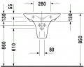 Duravit PURAVIDA 60 x 46,5 cm