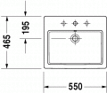 Duravit VERO  55 x 46,5 cm