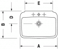 Duravit PURAVIDA 70 x 50 cm