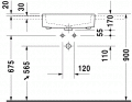 Duravit VERO  55 x 47 cm