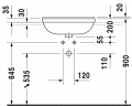 Duravit STARCK 3 55 x 46 cm