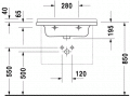 Duravit STARCK 3 70 x 49 cm