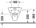 Duravit D-CODE hlbok splachovanie