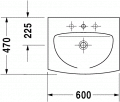 Duravit CARO 60 x 47 cm