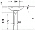 Duravit CARO 60 x 47 cm