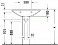 Duravit CARO 70 x 50,5 cm