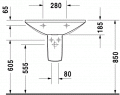 Duravit CARO 70 x 50,5 cm