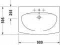 Duravit CARO 90 x 59,5 cm