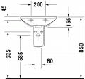 Duravit CARO 50 x 36,5 cm