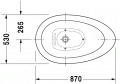 Duravit CIOTTOLO 87 x 53 cm