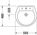 Duravit DARLING 55 x 48 cm